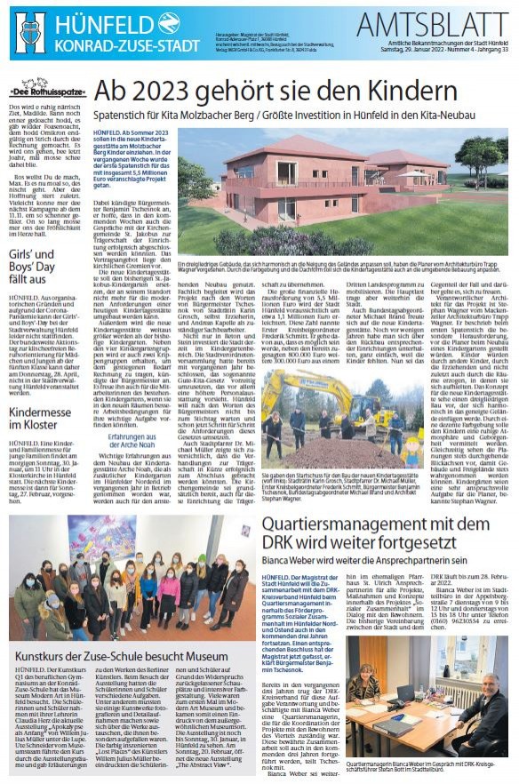 Amtsblatt vom 29. Januar 2022